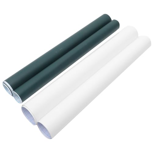 DIYEAH 2 Stück Blatt Tafelaufkleber Büro-whiteboard Zeichenbrett Löschbar Whiteboard-tapete Aufgabenliste, Abziehbares Klebepapier Whiteboard-aufkleber Trocken Abwischbarer Aufkleber Pvc von DIYEAH