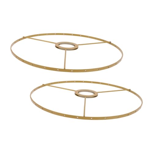 DIYEAH 2 Stück Lampenschirm Ring Teiliges Metallrahmen für Tisch und Pendelleuchten Durchmesser DIY Lampenhalter für Lichtgestaltung DIYEAH 2 Stück Lampenschirm Ring Teiliges Metallrahmen für Tisch und Pendelleuchten Durchmesser DIY Lampenhalter für Lichtgestaltung von DIYEAH