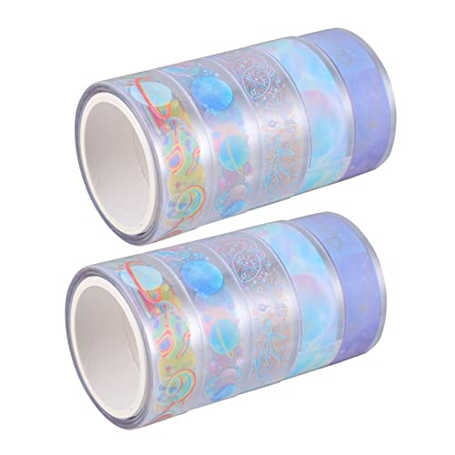 DIYEAH 2 Transparentes Washi-tape Sofaschoner Von Haustieren Veterinärwickel Für Pferde Doppelseitiges Klebeband Für Wände Bausatz Verpackung Vet Wrap Für Hunde Haustier (polyester) von DIYEAH