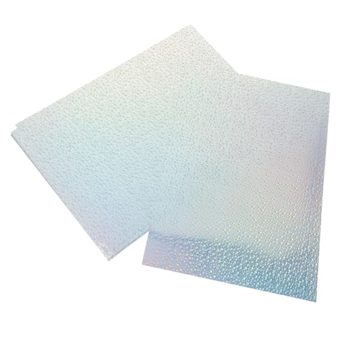 DIYEAH 20 Blatt Holografisches Druckpapier Große Etikettenaufkleber Große Versandetiketten Aufkleber Für Drucker Aufkleber Etikettendruckerpapier Aufkleberpapier Für Drucker Pvc von DIYEAH