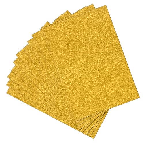 DIYEAH 20 Blatt Papierkarten selber machen die cutting machine weihnachskarte bastelst craft stickern stickers stickers vellum paper aufklebebuchstaben vorlagen decor Glitzerpapier Golden von DIYEAH