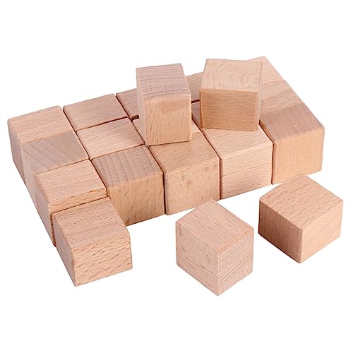 DIYEAH 20 Stück Siegel Holzblock Alphabet Stempel Für Sammelalbum Siegel Blanko Sammelalbum Leerer Block Puzzle Unvollendeter Malblock DIY Handkonto Siegel Alphabet Spielzeug von DIYEAH