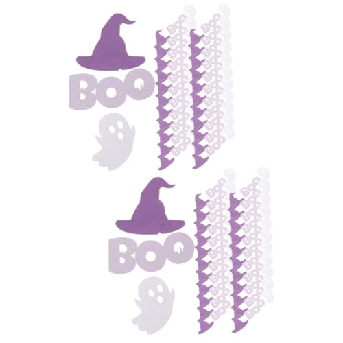 DIYEAH 200 STK Halloween Konfetti Halloween-streuung Konfetti Zum Thema Halloween Tischstreuung Halloween-Dekorationen Halloween-verzierung Feiertagskonfetti Tischkonfetti Papier Violett von DIYEAH