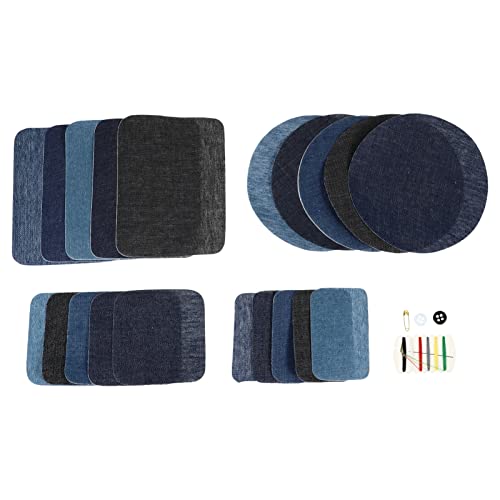 DIYEAH 20St Knieflicken bügeln pieces jeans Patches mit Leopardenflecken zum Aufbügeln Reparatur von DIY-Patches Ellbogen-Knie-Patch drucken von DIYEAH