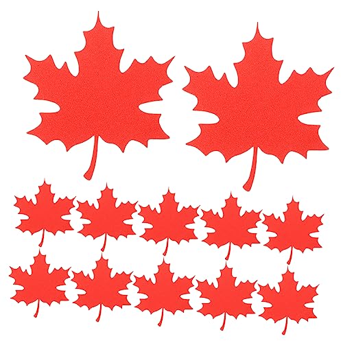 DIYEAH 20St Papierausschnitte Dekore papierschere decoupage Tischdekoration pauspapier maple leaf fallen künstlicher Ahorn Ahornblatt-Papierschnitte Ahornblätter Scherenschnitte rot von DIYEAH