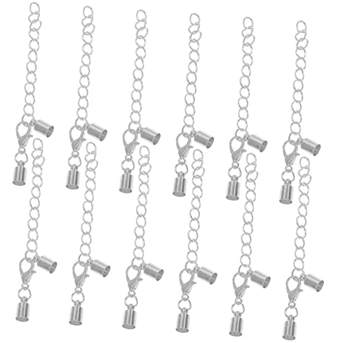 DIYEAH 20St Zubehör- schnalle Abzeichen robuster Karabiner-Schlüsselanhänger Verschlüsse bastelbedarf hand schmuck Schmuckverschluss für DIY Schmuckschnalle Legierung Silver von DIYEAH