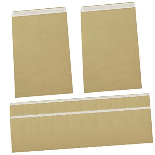 DIYEAH 20st Papiertaschen Für Studenten Durchsichtige Aktentaschen Tragetaschen Aus Papier Aufbewahrungsbeutel Klare Ordner Papiertüten Kreative Papiertaschen Datei 10 x 13 Poly-mailer von DIYEAH