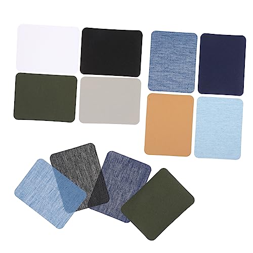 DIYEAH 24St Patch innen Kleidungsflicken Aufnäher für Jeans Kleideraufnäher Nähgarn Fixer bügelbilder sewing accessories Stoff-Accessoire reparaturmaterial für kleidung Heißschmelzkleber von DIYEAH