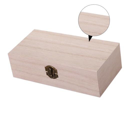 DIYEAH 2Er-Box Holzkasten Deckel Fälschung Anzeige Archivboxen modern kleine Kisten schmuckkästchen storage boxes aufbewahrungbox wohnaccessoires takı kutusu Holzbox Khaki von DIYEAH