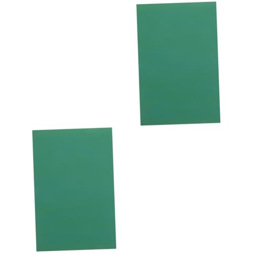 DIYEAH 2St Gummifolie gravieren Cutting mat Craft mat Druckplatten-Graviermaterial Schnitzplatte handwerkzeug Handwerksmatte Schwarze Matte doppelseitige Matte Tranchierplatte PVC Green von DIYEAH