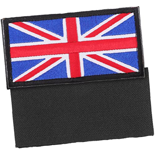 DIYEAH 2St Nationalflaggen-Kleidungsapplikation Abs Patches für Rucksäcke Buchstaben nähen Tür patch patch bügeleisen Flicken aufbügeln UK Flagge Patch Buga-Stickerei von DIYEAH