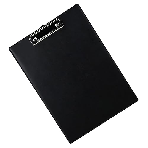 DIYEAH 2St Papierhalter Klemmbrett write board clipboard aktenmappe ordner mappen Schule s Profil-Zwischenablage Brief aus Hartfaser-Klemmbrett Schreibtafel Datei Zwischenablage Black von DIYEAH