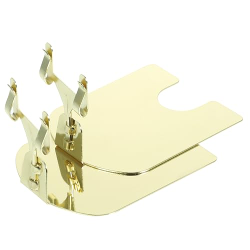 DIYEAH 2St Visitenkartenständer office organizer büro organizer Tischkartenhalter Stauraum über der Tür Inhaber Visitenkartenhalter-Organizer vertikaler visitenkartenhalter Metall Golden von DIYEAH