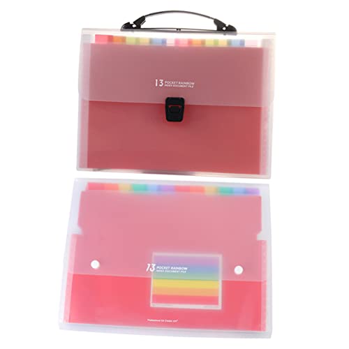 DIYEAH 2pcs Erweitern Dateiordner Dokument Organizer Ordner Quittung Speicherhalter Office Datei Organizer von DIYEAH