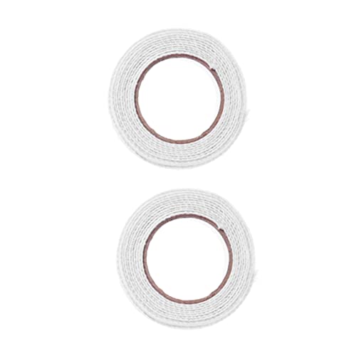 DIYEAH 2pcs Spitzenbesatzband Dekoratives Klebeband Klebstoff Streifen Blumenband Farbiges Band Maskierung Schaumstoffaufkleber Spitzenband Schleife Klebriges Handwerk Weiß von DIYEAH