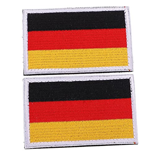 DIYEAH 2st Aufkleber Mit Nationalflaggen Flaggenabzeichen Land Union Jack-aufnäher Patch-flag Aufnäher Nähen Us-flaggen-patch Flecken Chenille-buchstaben-patches Rugby-patch Polyester von DIYEAH