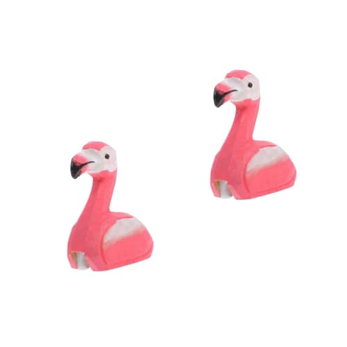 DIYEAH 2st Flamingo-bleistiftspitzer Buntstiftspitzer Für Vintage Bleistiftspitzer Handspitzer Für Bleistifte Bleistiftspitzer Für Das Klassenzimmer Anspitzer Rosy Hölzern von DIYEAH