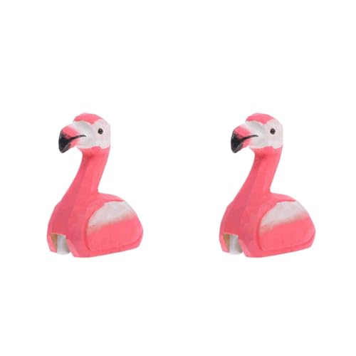 DIYEAH 2st Flamingo-bleistiftspitzer Robuster Bleistiftspitzer Make-up- Bleistiftspitzer Mit Tiermotiv Bleistiftspitzer Handbuch Eyeliner- Handbleistiftspitzer Metall Rosy von DIYEAH