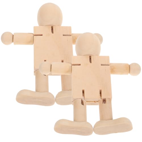 DIYEAH 2st Gemeinsames Marionettenspielzeug Sachen Verstellbare Gardinenstange Tortenformer Törtchen Pole Puzzle- Ornament Mini-kuchenformen Mini-quichepfannen Leer Hölzern von DIYEAH