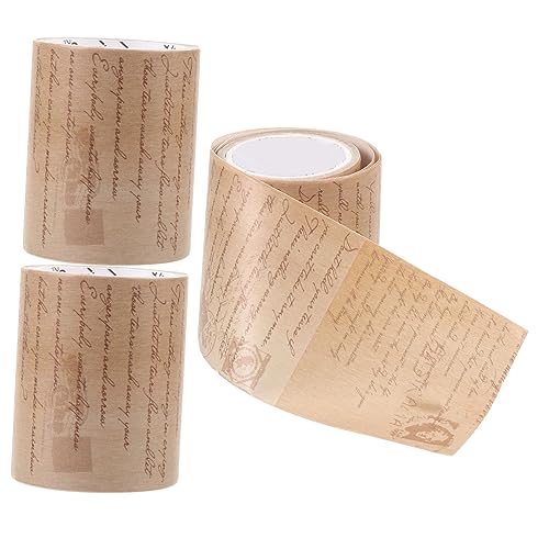 DIYEAH 3 Rollen Retro-Washi-Tape dekoratives Klebeband Retro-Sammelalbum altes Papierband farbig Tape- Klebeband DIY bedruckte Klebebänder Japanisches Papier DIYEAH 3 Rollen Retro-Washi-Tape dekoratives Klebeband Retro-Sammelalbum altes Papierband farbig Tape- Klebeband DIY bedruckte Klebebänder Japanisches Papier von DIYEAH