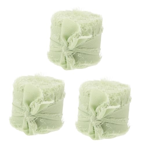 DIYEAH 3 Rollen Schleife Handgefertigtes Quasten-Blumenband DIY-Basteldekoration Handgenähtes Dekoband DIY-Materialien für Bänder dekorative Fransenbänder dekoratives Band Stoff DIYEAH 3 Rollen Schleife Handgefertigtes Quasten-Blumenband DIY-Basteldekoration Handgenähtes Dekoband DIY-Materialien für Bänder dekorative Fransenbänder dekoratives Band Stoff von DIYEAH