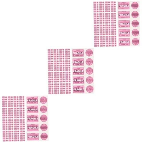 DIYEAH 3 Sätze 3 Sets Zerbrechliche Aufkleber Versand Zerbrechliche Etiketten Warnaufkleber Nicht Fallen Lassen Verpackung Zerbrechliche Aufkleber Große Etiketten Vorsicht Bei 50 Blatt*3 von DIYEAH