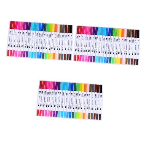 DIYEAH 3 Sätze Aquarellstift Filzstifte Textmarker Stifte Farbmarker Stifte Für Schreibkladde Kalligraphie-stifte Farbige Markierungen Pinselstifte Plastik Colorful 24 Stück * 3 von DIYEAH