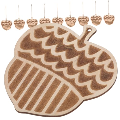 DIYEAH 3 Sätze Bastelmaterial Selber Machen Basteln Leerzeichen Lose Zapfen Unvollendet Hochzeitsdeko Hochzeitsdeco Holzdeko Unfertige Holzscheiben Diy Liefert Hölzern 10 Stück * 3 von DIYEAH