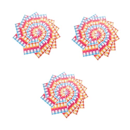 DIYEAH 3 Sätze Bleistift Etiketten Aufkleber Etikettenaufkleber Für Behälter Aufkleber Klimaanlage Tragetaschenetiketten Zerbrechliches Band Flaschenetiketten Papier 24 Blatt * 3 von DIYEAH