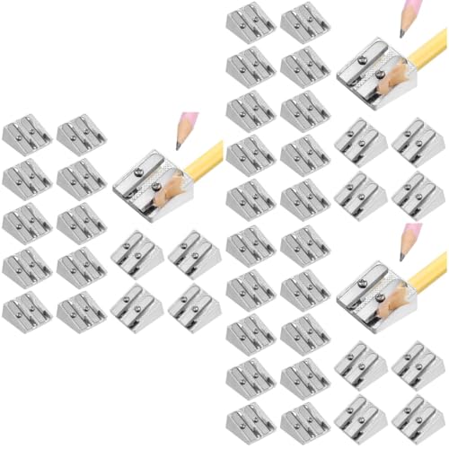 DIYEAH 3 Sätze Bleistiftspitzer Aus Aluminiumlegierung Taschenstiftschneider Gel Vier Elektrische Individuelle Bleistiftspitzer Für Handspitzer Für Bleistifte Werkzeug 16 Stück * 3 von DIYEAH