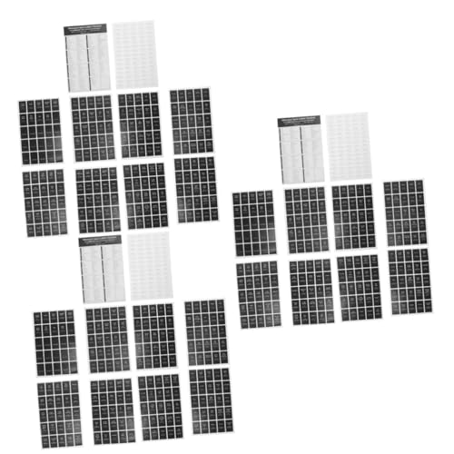DIYEAH 3 Sätze Gewürzetikett Nagelaufkleber Etikettenaufkleber Wasserfeste Aufkleber Etiketten Gewürzaufkleber Aufkleber Für Versiegelte Kanister Markierung 6 Blatt * 3 von DIYEAH