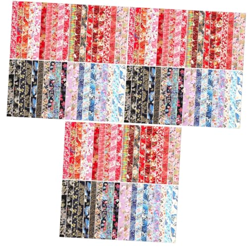 DIYEAH 3 Sätze Kleines Baumwolltuch Bettwäsche Stoff Zum Nähen Selber Machen Stoff Bündeln Bastelstoff Patchwork-steppstoff DIY Tuch Für Quiltfreiraum Stoffbündel Baumwolle 40 Blatt*3 von DIYEAH