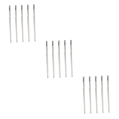 DIYEAH 3 Sätze Lederband Nadel Werkzeugkasten Leder Projiziert Nadeln Lederprojekte Garneinfädler Einfädler Nadeleinfädler Nadel Für Lederarbeiten Metall Silver 5 Stück * 3 DIYEAH 3 Sätze Lederband Nadel Werkzeugkasten Leder Projiziert Nadeln Lederprojekte Garneinfädler Einfädler Nadeleinfädler Nadel Für Lederarbeiten Metall Silver 5 Stück * 3 von DIYEAH