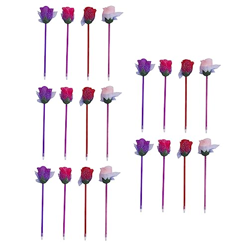 DIYEAH 3 Sätze Rosafarbener Kugelschreiber Rosa Stifte Mini-stifte Masse Schreibwaren Mit Kreativem Design Schreibstift Mit Blumenmuster Plastikstift Briefpapier Schreiben Pp 20 Stück * 3 von DIYEAH