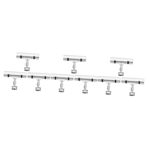 DIYEAH 3 Sätze Supermarkt-preismappe Magnetpreisständer Kühlschrankmagnete Etikettenhalter Schilderhalter Whiteboard-wand Magnetisch Ausstellungsstand Rostfreier Stahl 3 Stück * 3 von DIYEAH