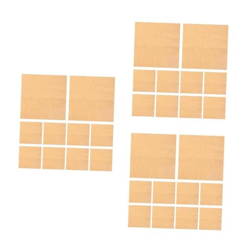 DIYEAH 3 Sätze Tonpapier Braunes Pergamentpapier Wiederverwendbare Essenskörbe Kraftpapier Sandwich-wraps Papiereinlagen Für Lebensmittelkörbe Zellstoff Beige 20 Stück * 3 von DIYEAH