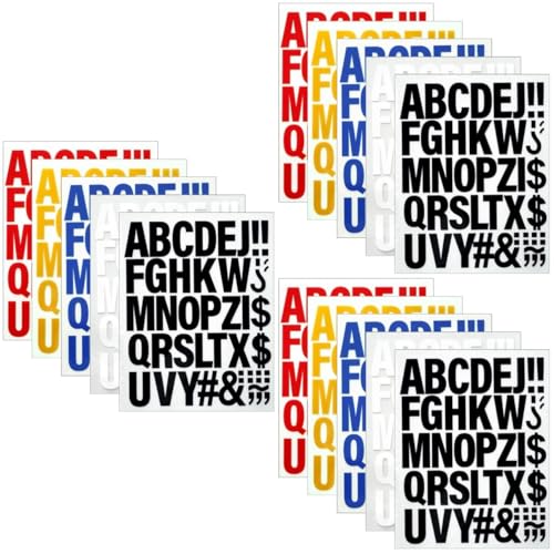 DIYEAH 3 Sätze Wärmeübertragung Alphabet-stickpatches Weiße Buchstabenaufkleber Saumband Buchstaben Aufnäher Buchstaben Patches Buchstaben Aufkleber Stickereiflecken Kleidung 5 Stück * 3 von DIYEAH