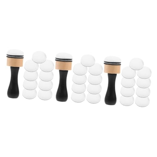 DIYEAH 3 Sets Malschwamm Pinsel Tack Schwämme Staubwedel Caddy Kunstschwamm Seifenspender Scrubber Mall Grüne Scheuerschwämme Topfreiniger Schwamm Schwämme Küchenschwammhalter Glitzer von DIYEAH