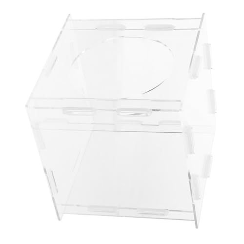 DIYEAH 3 Stück Schachtel Schachtel Kleine Lotteriebox aus Acryl Geld Kasse Gutschein Registrierung verlosen Wahlurne acrylbehälter voting game Spendenbox Lotteriefall Vorschlagspostfach von DIYEAH