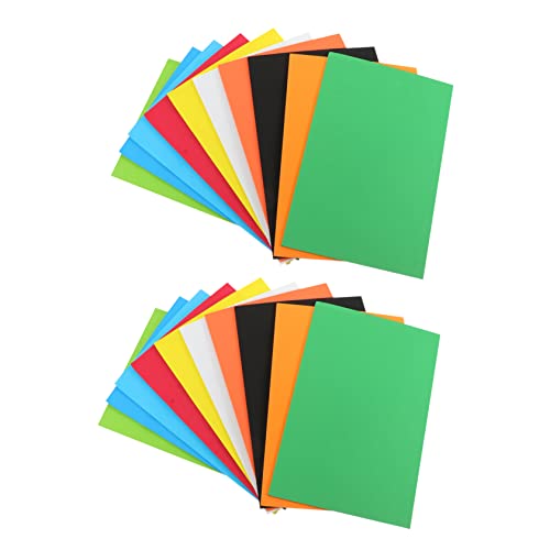 DIYEAH 30 Blatt farbiges Schwammpapier Schwämme für Geschirr buntes DIY faltpapier klebrig Konstruktionspapier flyerdisc basteln für DIY Bastelschaumpapier buntes Schwammpapier von DIYEAH