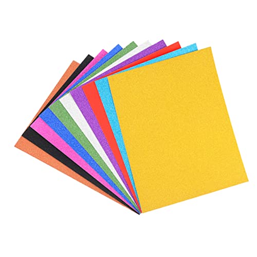 DIYEAH 30 Stück Glitzerpapier A4 Bunt Selbstklebend Handgefertigtes Bastelpapier Für Kreative Projekte Ideal Zum Basteln Und Gestalten Von Karten Blumen Und Mehr Für von DIYEAH