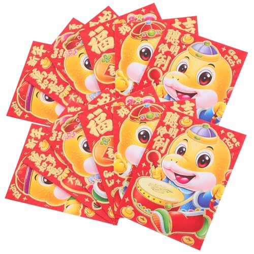 DIYEAH 36Pcs Jahr Der Snake Red Envelope Neujahrsangebot Party Red Pakete Geldbeutel Für Neujahr von DIYEAH