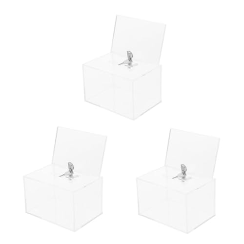 DIYEAH 3Er Box Vorschlagsbox Acryl Transparent von DIYEAH