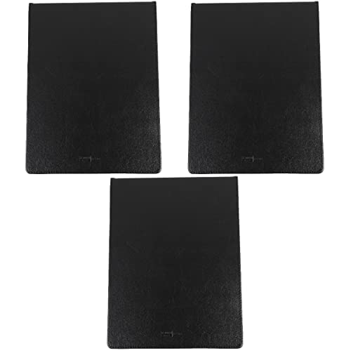 DIYEAH 3st Aktenordner Klemmbrett-clip Dateien Planke Papier Bretter Rechnung Dokumentieren Zwischenablage Ordner-organizer Büro-klemmbrett Clips Schreibtafeln A4 Ordner Halter Black Pu von DIYEAH