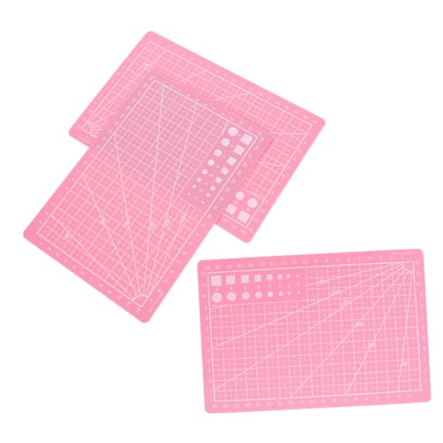 DIYEAH 3st Rücken Schneiden Kleine Schneidematten Zum Basteln Bastelmatten Schneidepads Schneidematten Aus Kunststoff Schneidebrett Gravieren Schneiden Von Stoffplatten Malmatte Rosa Abs von DIYEAH