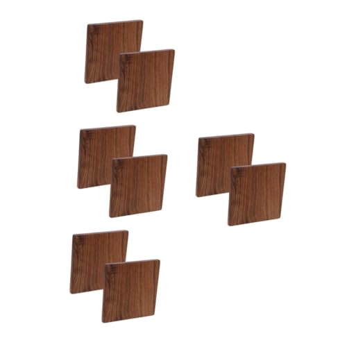 DIYEAH 4 Sätze 4 Sets Schwarze Walnussholz Bausteine Holzwandbretter Holzbretter Holzschnitzereizubehör Holzbearbeitungsprojekt Kits Holzklötze Holzschnitzwerkzeuge 2 Stück * 4 von DIYEAH