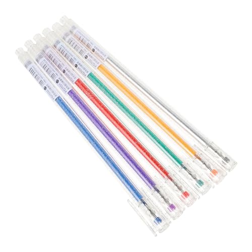 DIYEAH 4 Sätze Aquarellstift Im Taschenformat Farbstifte Feine Spitze Zappelstift Gelschreiber Feine Spitze Kugelschreiber Farbige Stifte Gelschreiber Schwarz Plastik 6 Stücke * 4 von DIYEAH