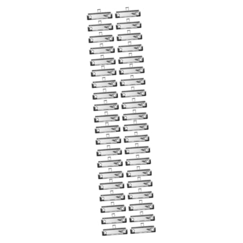 DIYEAH 4 Sätze Briefpapier-clip Planke Clips Kleines Klemmbrett Bretter Klemmbrett Mit Speicher Liste Ablageklammern Für Das Büro Ablageklammern Für Die Schule Plastik Silver 15 Stück * 4 von DIYEAH