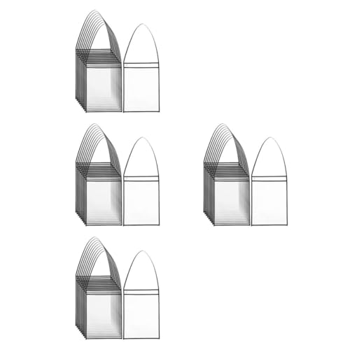DIYEAH 4 Sätze Hängende Geldbörse Dokumentenhalter Inhaber Einer Restaurantbestellungskarte Ticketbuchhalter Shop-ticket-inhaber Inhaber Eines Jobtickets Black Vlies 10 Stück * 4 von DIYEAH