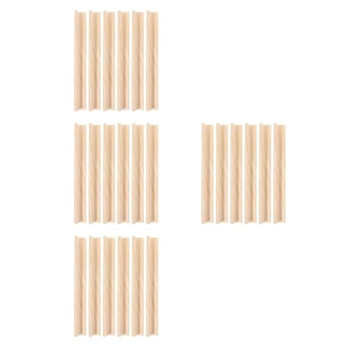 DIYEAH 4 Sätze Holzdekorationen Holz Aufsteller Stabiler Holzhalter Domino-tabletts Dominohalter Für Den Mexikanischen Zug Domino-halter-fach Dominoständer Selber Machen Khaki 6 Stück * 4 von DIYEAH